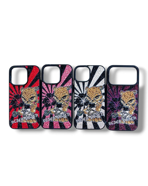 【DECO_CHAMOコラボ】豹羅ちゃんデコiPhoneケース