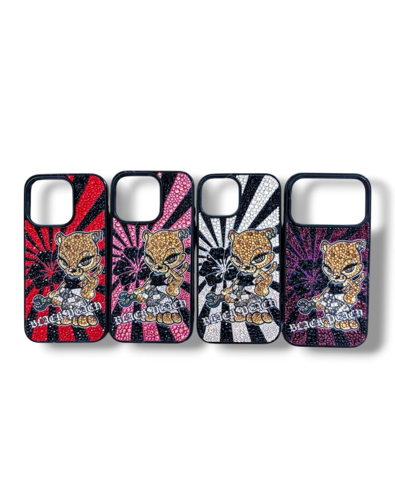【DECO_CHAMOコラボ】豹羅ちゃんデコiPhoneケース