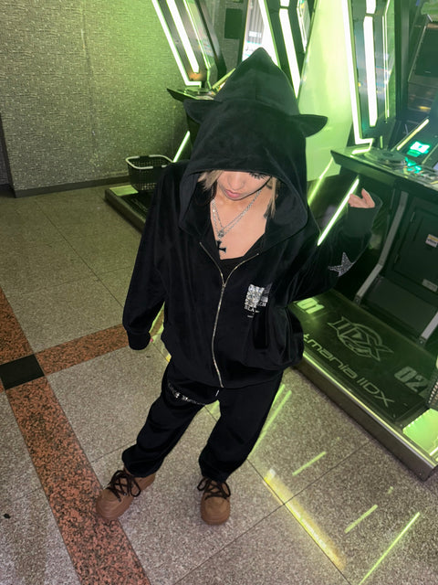 数量限定再入荷！！ベロア ロングセットアップ